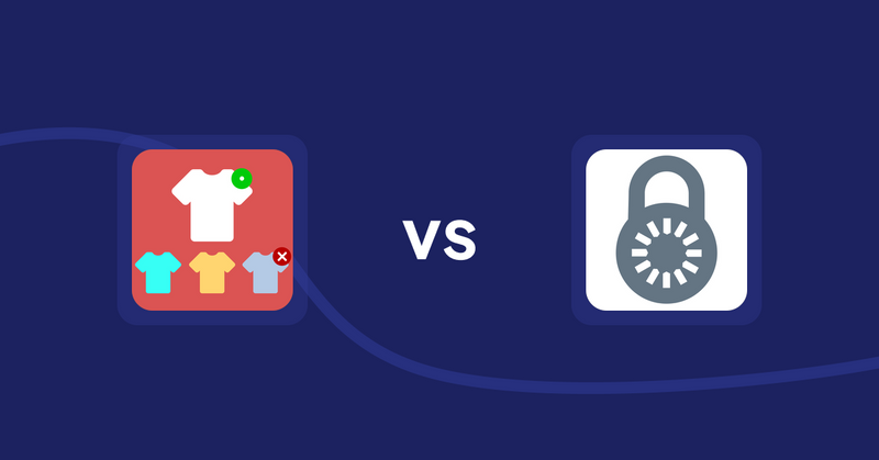 Shopify Product Display Apps: ST: Product & Collection Sort vs Reveal Lock Manager
