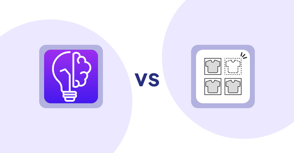 Shopify Product Display Apps: GoWise: AI Product Description vs シンプル売り切れ非表示｜在庫切れ商品の表示変更
