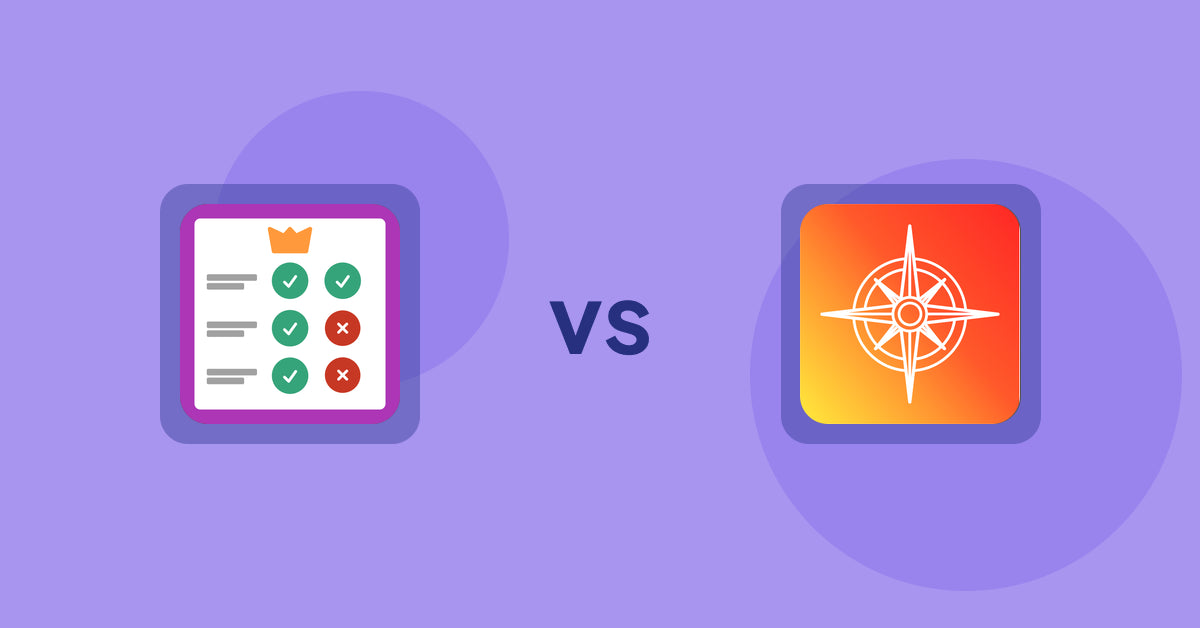 Shopify Product Display Apps: Pretty Comparison Tables vs Compass Navigation