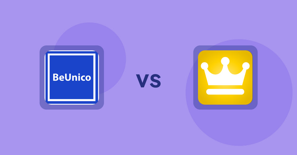Shopify Product Display Apps: BeUnico vs Awesome Ranking