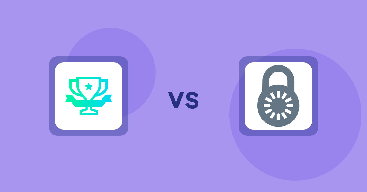 Shopify Product Display Apps: らくらくランキング表示アプリ｜リテリア Ranking vs Reveal Lock Manager