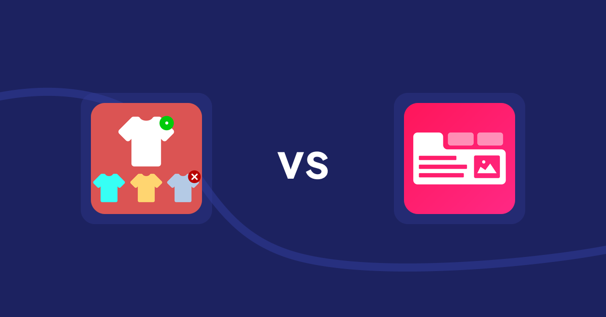 Shopify Product Display Apps: ST: Product & Collection Sort vs Tabs+ Product Descriptions