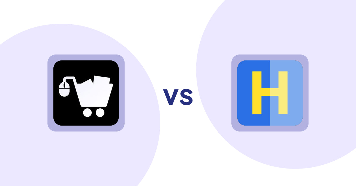 Shopify Product Display Apps: LM Add To Cart Sticky vs. HiVar: Hide Sold Out Variants