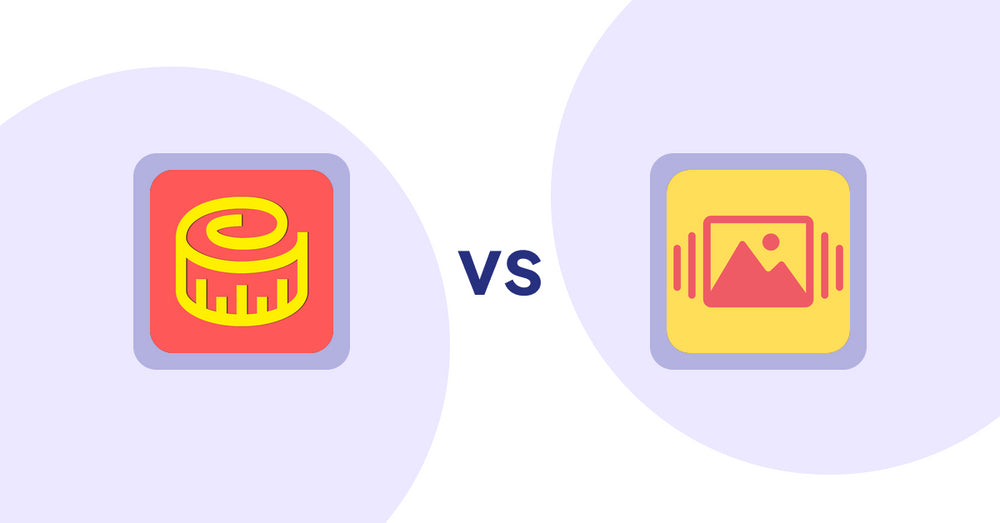 Shopify Product Display Apps: Snake Size Chart & Size Guide vs. Slidy Testimonial Carousel