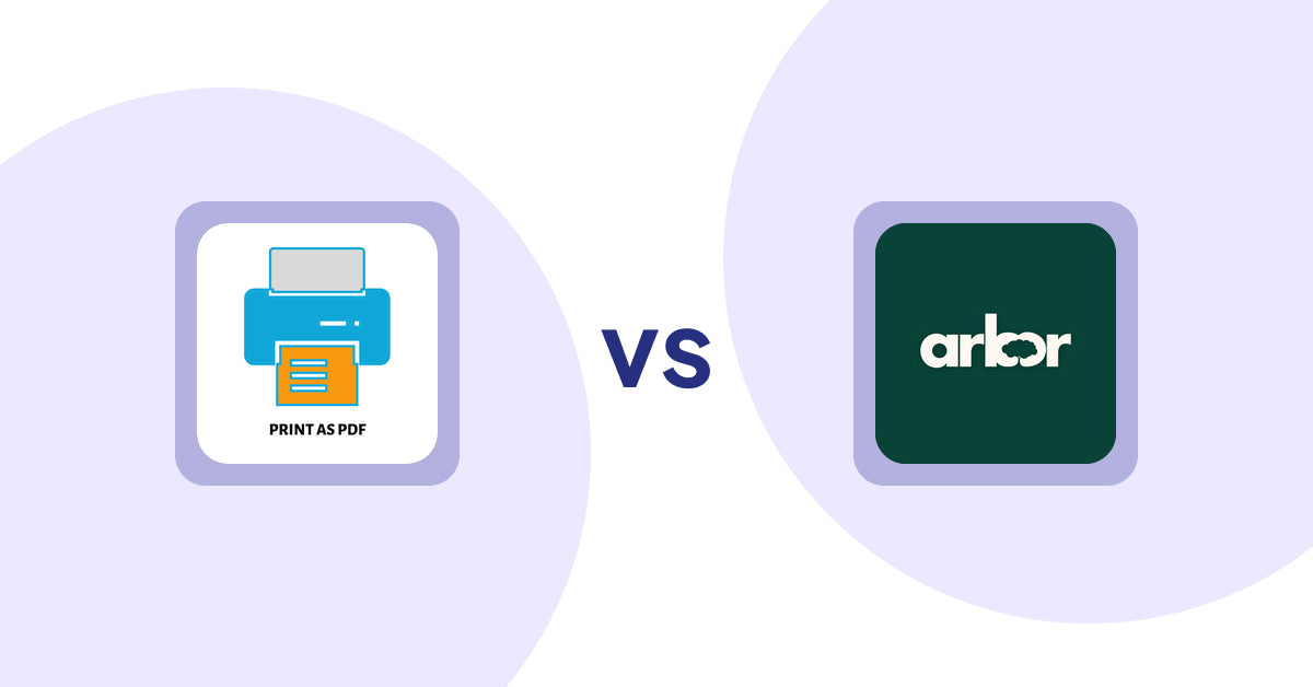 Shopify Product Display Apps: LitPDP ‑ Print as PDF vs Arbor ― Carbon Transparency