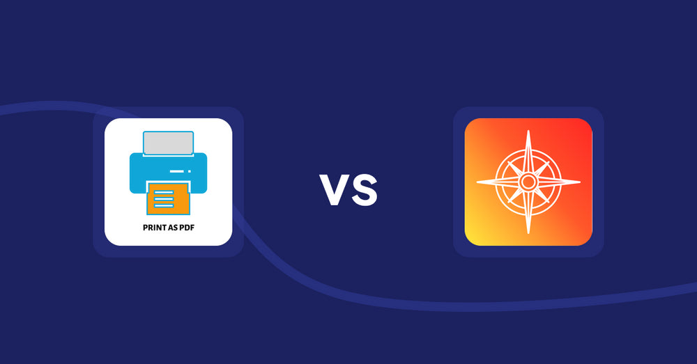 Shopify Product Display Apps: LitPDP ‑ Print as PDF vs Compass Navigation