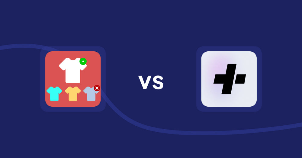 Shopify Product Display Apps: ST: Product & Collection Sort vs Details+ Specifications Table