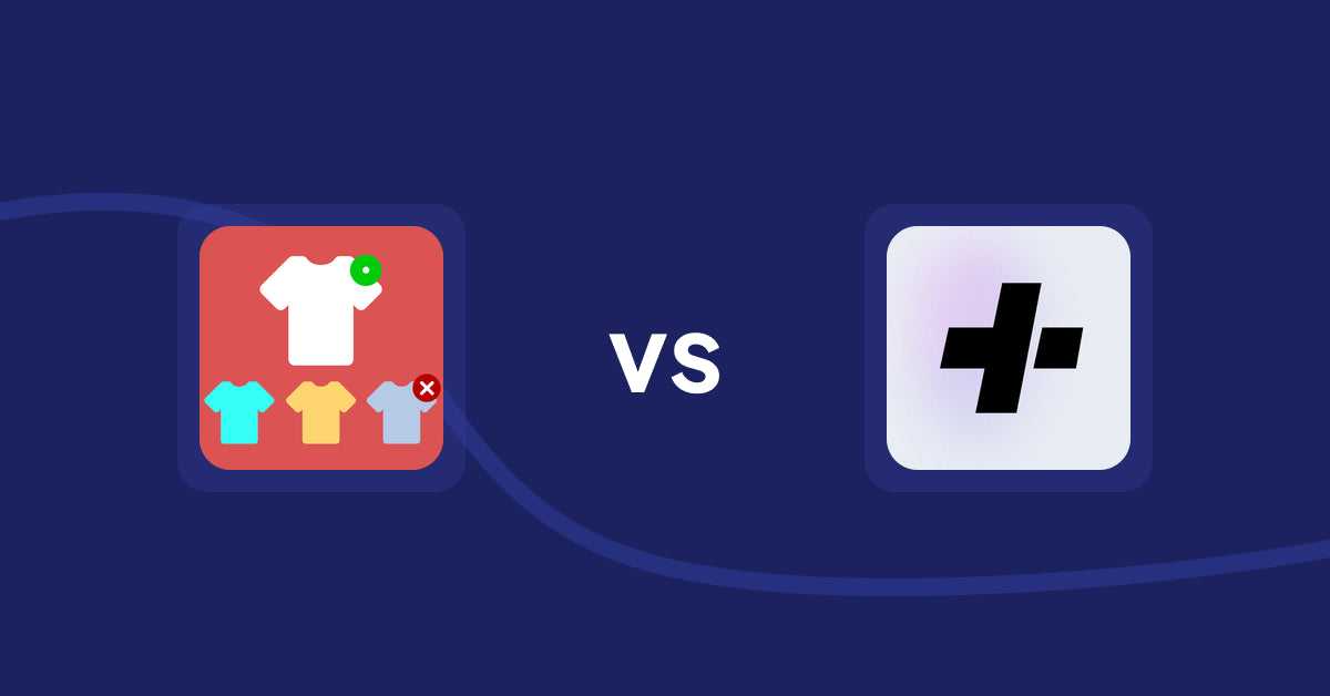 Shopify Product Display Apps: ST: Product & Collection Sort vs Details+ Specifications Table