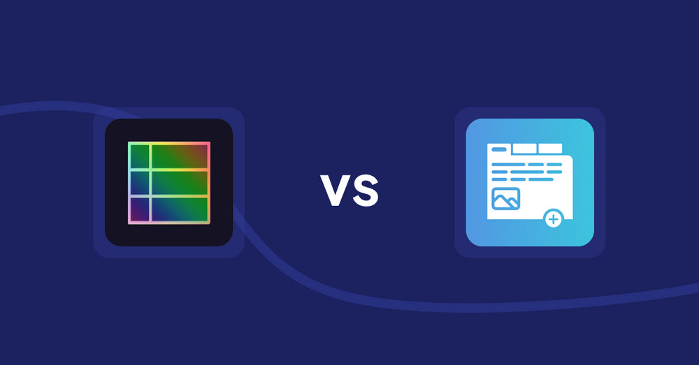Shopify Product Display Apps: TableFlow Specification Table vs. Advanced Product Tabs