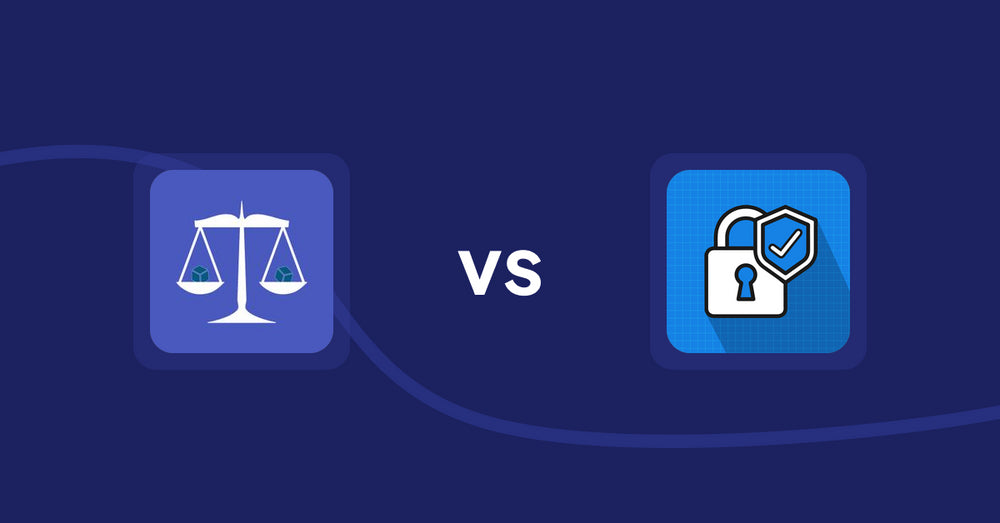 Shopify Product Display Apps: Equate ‑ Product Compare vs B2B Essential Locks