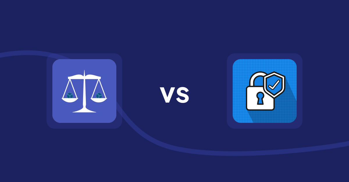 Shopify Product Display Apps: Equate ‑ Product Compare vs B2B Essential Locks