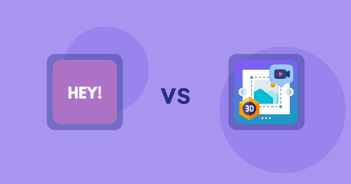 Shopify Product Display Apps: Hey! Product Page Banner & Text vs ProductSlider Pro