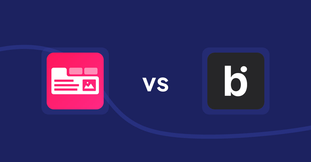 Shopify Product Display Apps: Tabs+ Product Descriptions vs bitAI: Advance Sort Collection