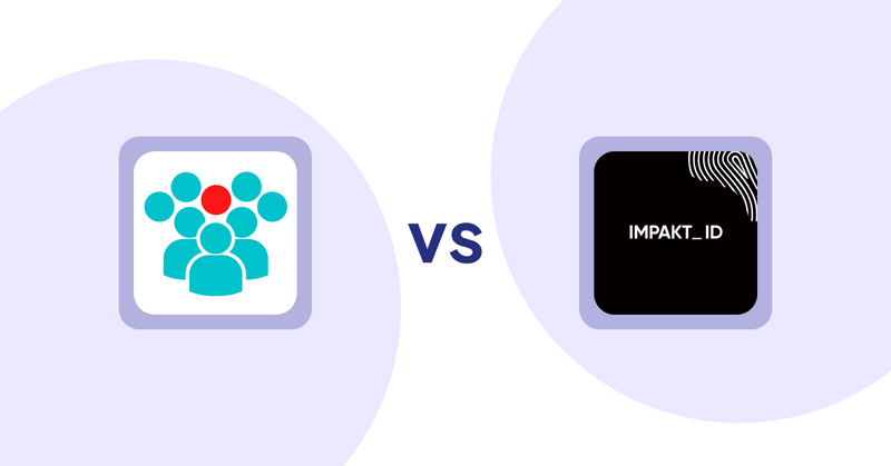 Shopify Product display Apps: Today's Project Urgency Stock vs IMPAKT ID: fashion CO2 tracker