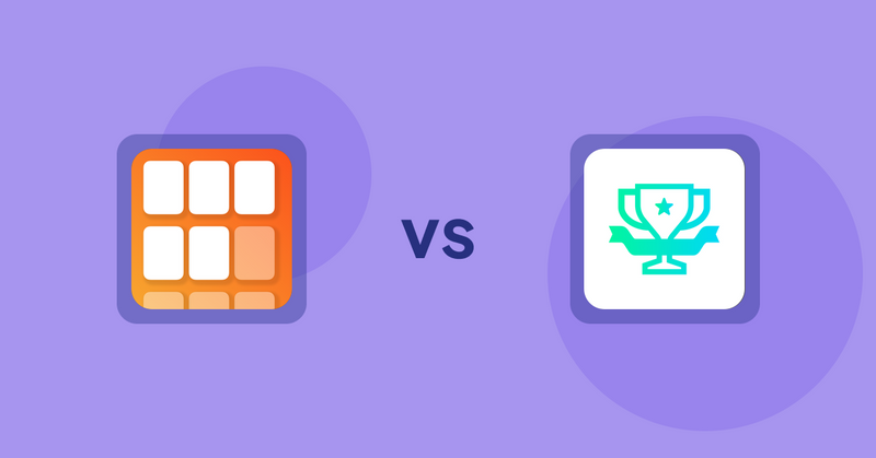Shopify Product Display Apps: Scroll Bee ‑ Infinite Scroll vs らくらくランキング表示アプリ｜リテリア Ranking