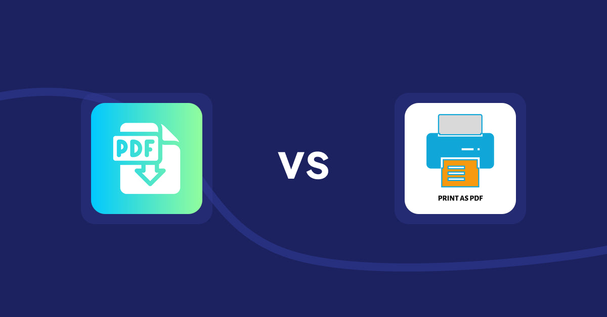 Shopify Product Display Apps: Hukify ‑ PDF Catalog Printer vs LitPDP ‑ Print as PDF