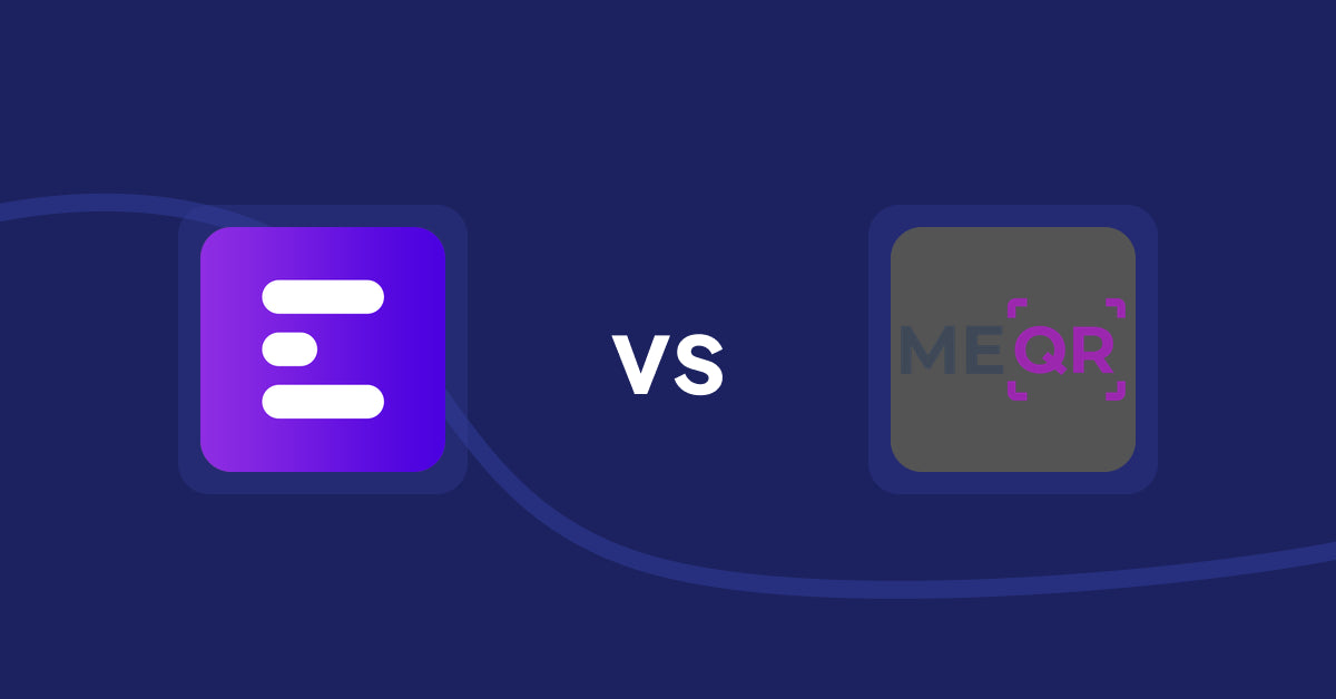 Shopify Product Display Apps: ANG Extra menu vs. ME‑QR