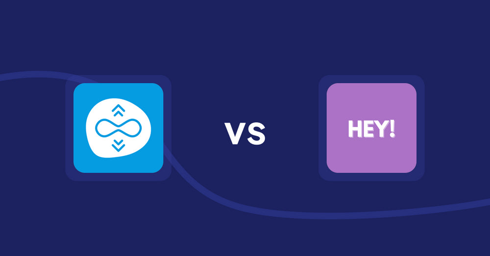 Shopify Product Display Apps: Scroll Freely: Infinite Scroll vs Hey! Product Page Banner & Text
