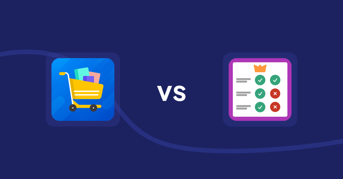 Shopify Product Display Apps: Prezen Wholesale Order vs Pretty Comparison Tables