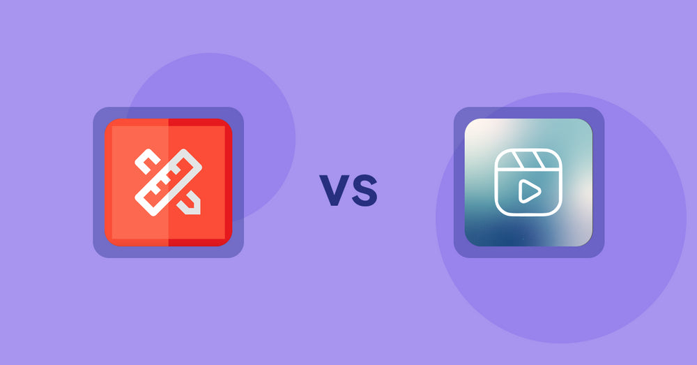 Shopify Product Display Apps: RT: Size Chart, Size Guide vs. Reelify ‑ Shoppable Reel Video