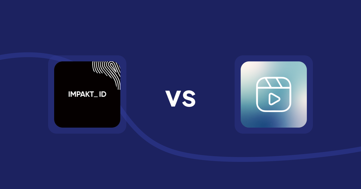 Shopify Product Display Apps: IMPAKT ID: Fashion CO2 Tracker vs. Reelify - Shoppable Reel Video