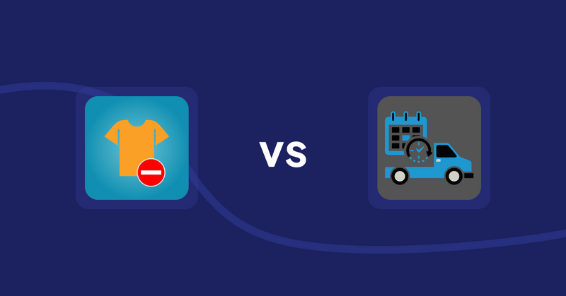 Shopify Product Display Apps: Products Unavailable vs H3 Estimated Delivery