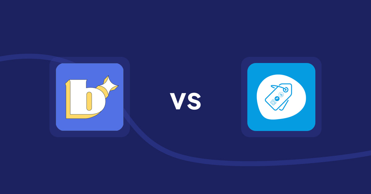 Shopify Product Display Apps: Because: CRO + Personalization vs Extendons Product Tag Images