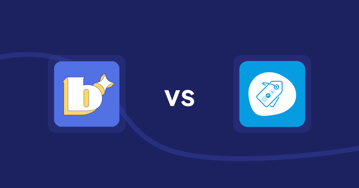 Shopify Product Display Apps: Because: CRO + Personalization vs Extendons Product Tag Images