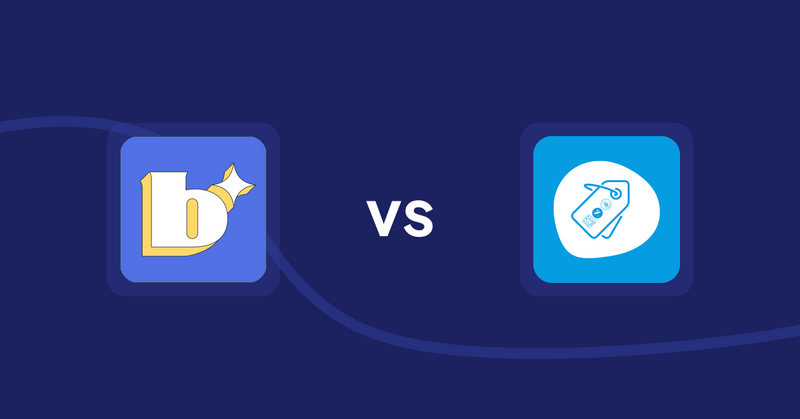 Shopify Product Display Apps: Because: CRO + Personalization vs Extendons Product Tag Images