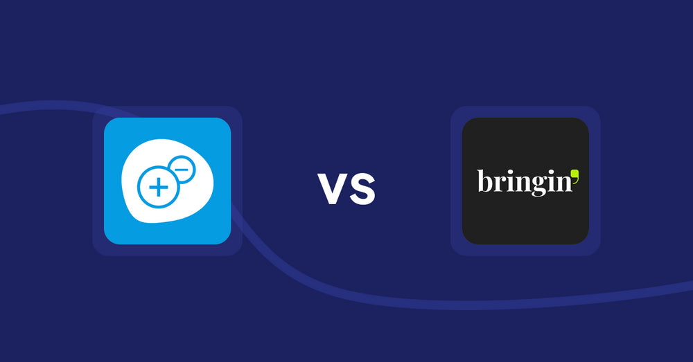 Shopify Product Display Apps: Extendons Quantity Selector vs Bringin