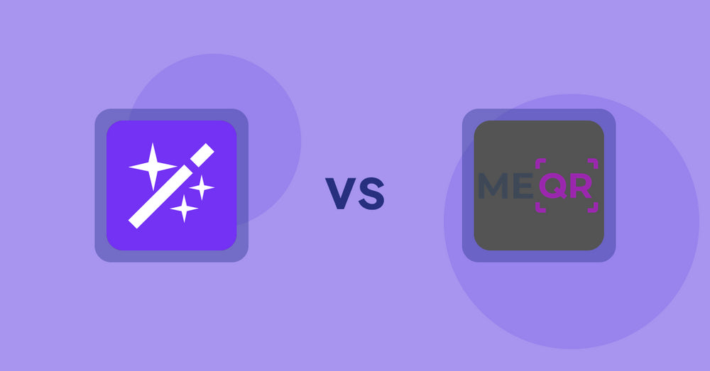 Shopify Product Display Apps: Magi ‑ AI Write Description vs. ME‑QR