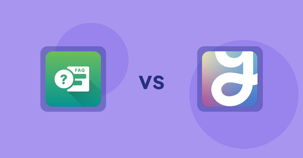 Shopify Product Display Apps: FAQ Expert: Product FAQ vs Visual Merchandiser