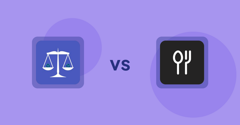 Shopify Product Display Apps: Equate ‑ Product Compare vs ServeUp ‑ Restaurant Menu