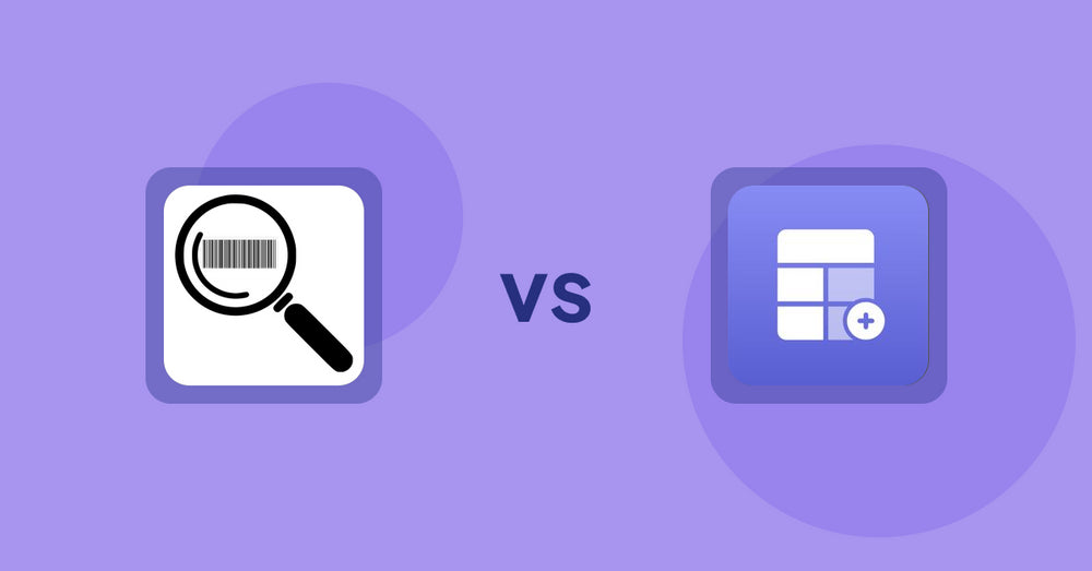 Shopify Product Display Apps: ScanZ ‑ Find and Import Easy vs Eazy Specification Tags Table