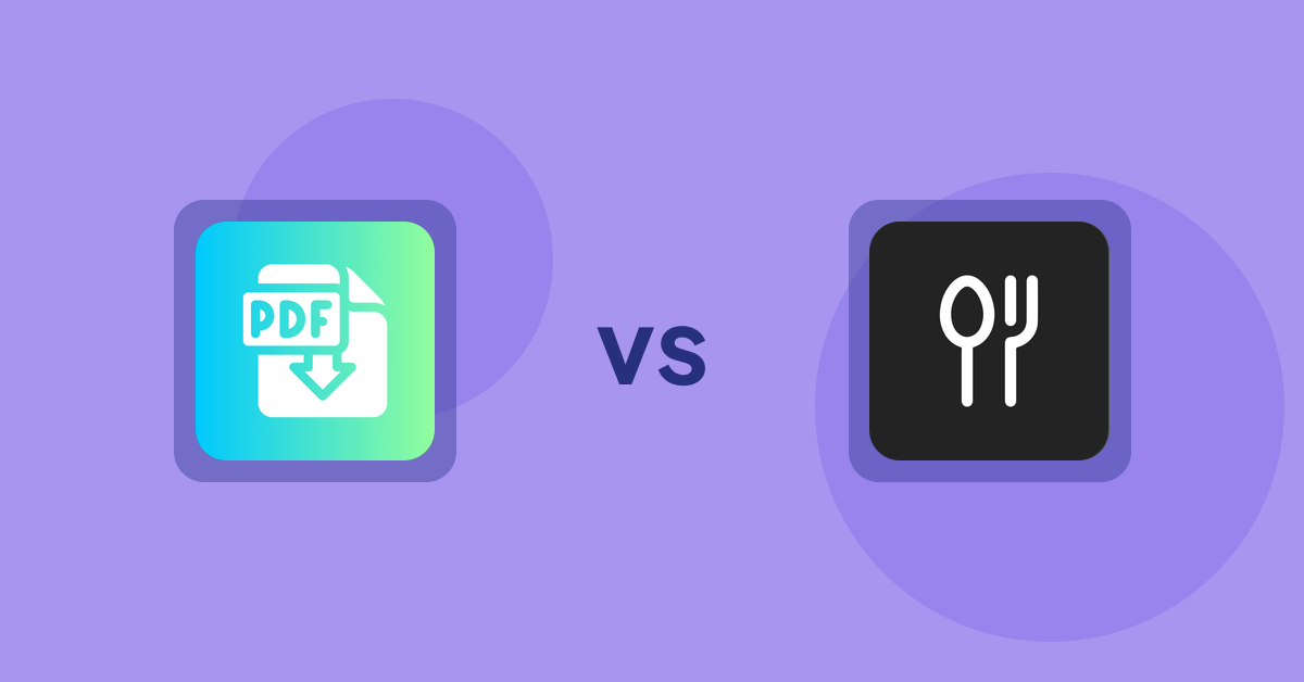 Shopify Product Display Apps: Hukify ‑ PDF Catalog Printer vs ServeUp ‑ Restaurant Menu