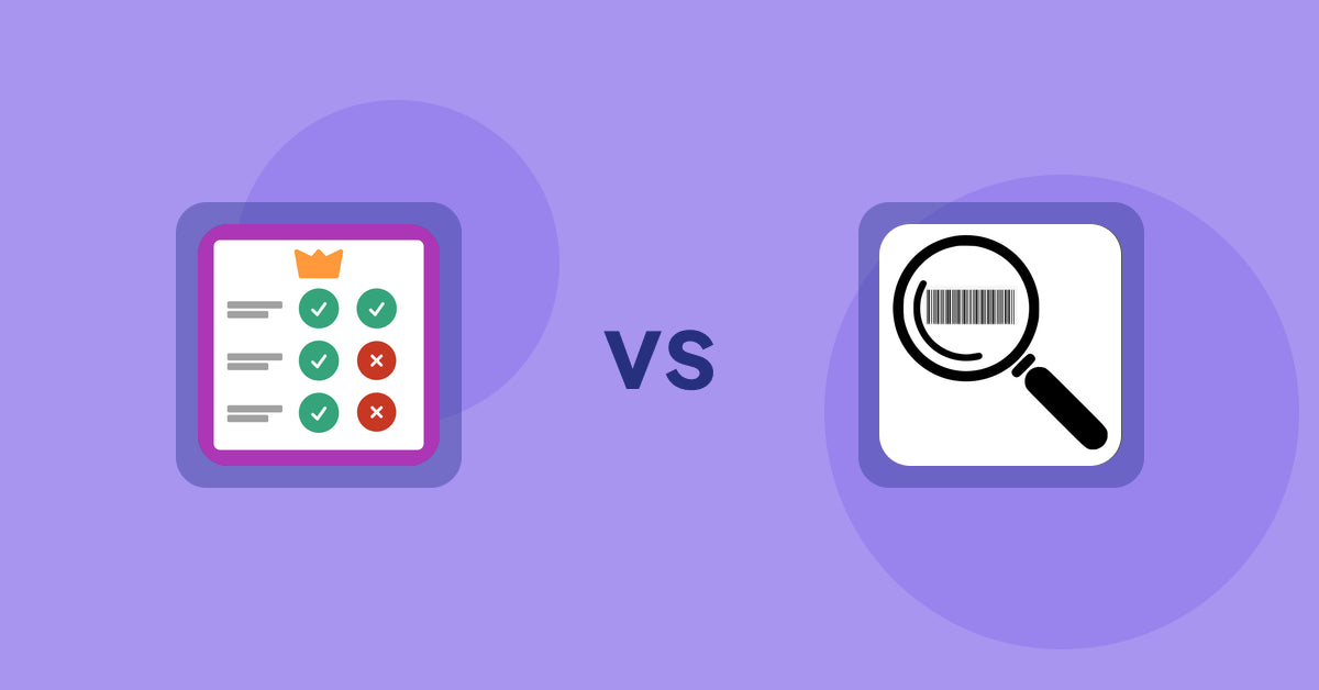 Shopify Product Display Apps: Pretty Comparison Tables vs. ScanZ ‑ Find and Import Easy