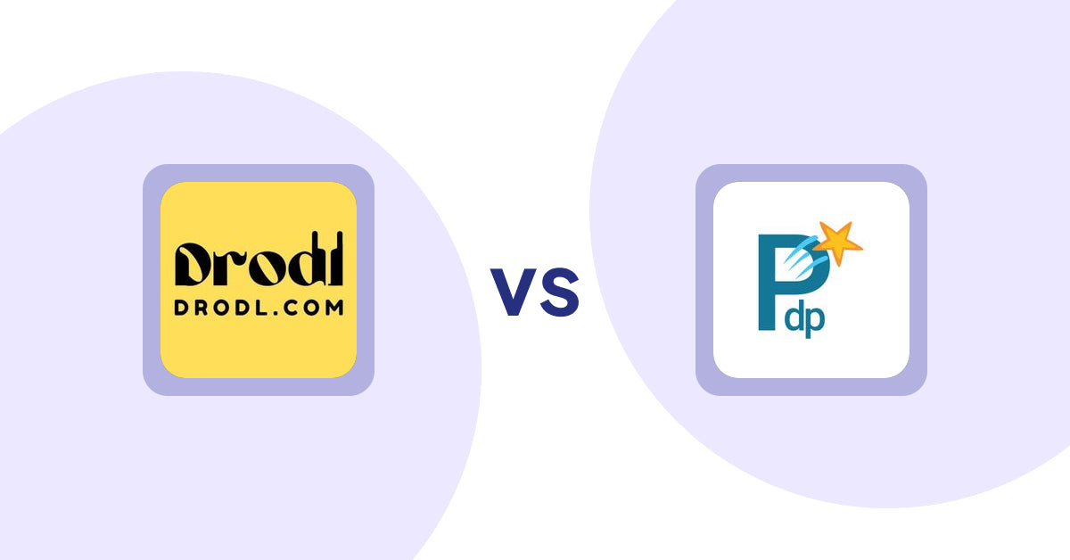 Shopify Product Display Apps: Drodl: Hide SoldOut Products vs PDP Star