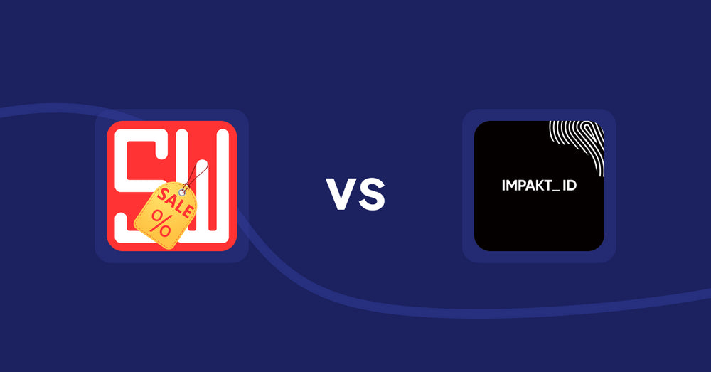 Shopify Product Display Apps: Super Watermarks ‑ Badges vs IMPAKT ID: Fashion CO2 Tracker