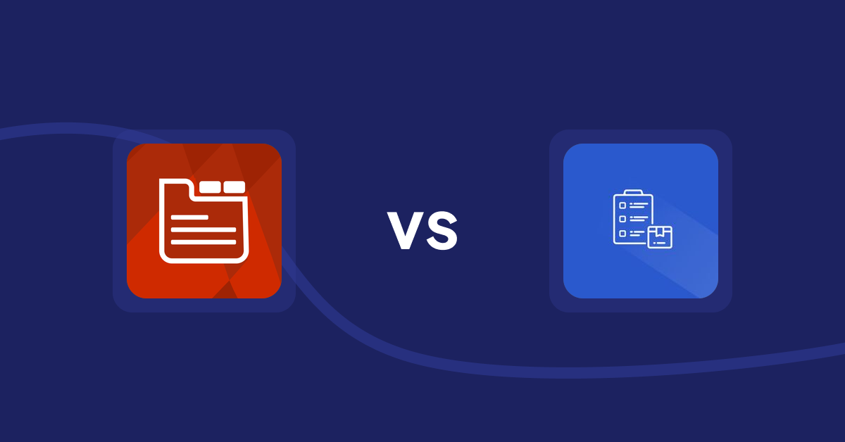 Shopify Product Display Apps: Tabs: SEO Product Tabs with AI vs Addify - Products Table List