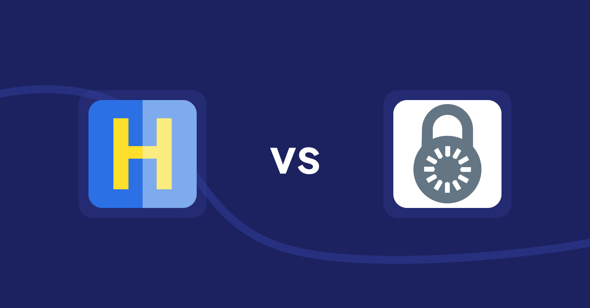 Shopify Product Display Apps: HiVar: Hide Sold Out Variants vs Reveal Lock Manager