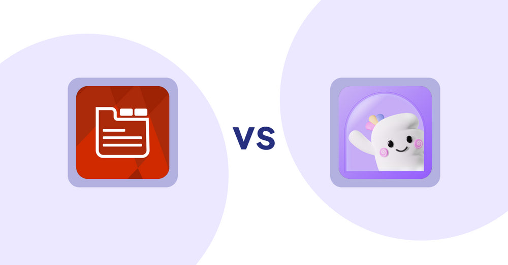 Shopify Product Display Apps: Tabs: SEO Product Tabs with AI vs. Easify Product Attachments