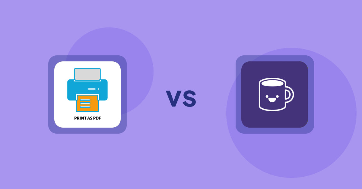 Shopify Product Display Apps: LitPDP ‑ Print as PDF vs Mugshot Bot