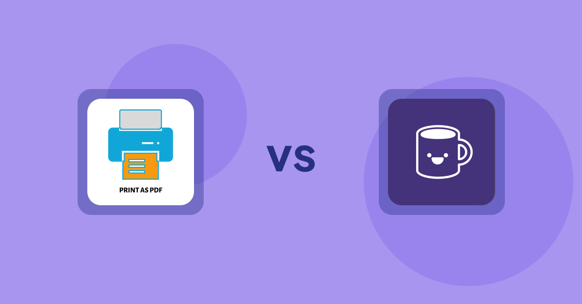 Shopify Product Display Apps: LitPDP ‑ Print as PDF vs Mugshot Bot