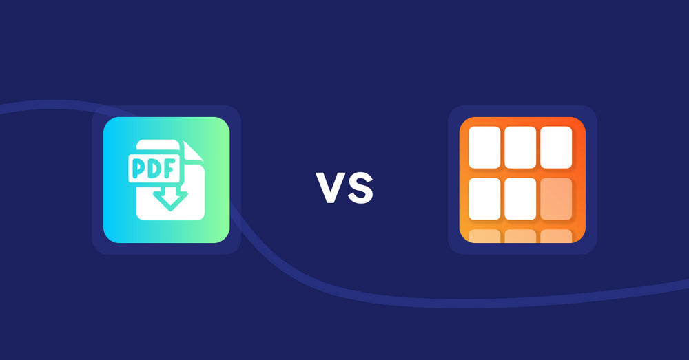 Shopify Product Display Apps: Hukify ‑ PDF Catalog Printer vs Scroll Bee ‑ Infinite Scroll