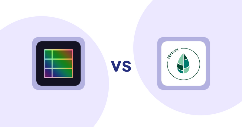 Shopify Product Display Apps: TableFlow Specification Table vs Peftrust