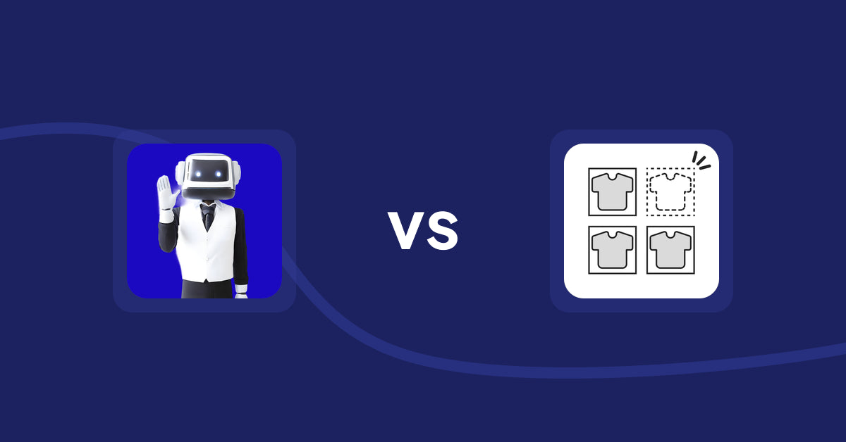 Shopify Product Display Apps: ShopCierge — AI Sales Chatbot vs. シンプル売り切れ非表示｜在庫切れ商品の表示変更