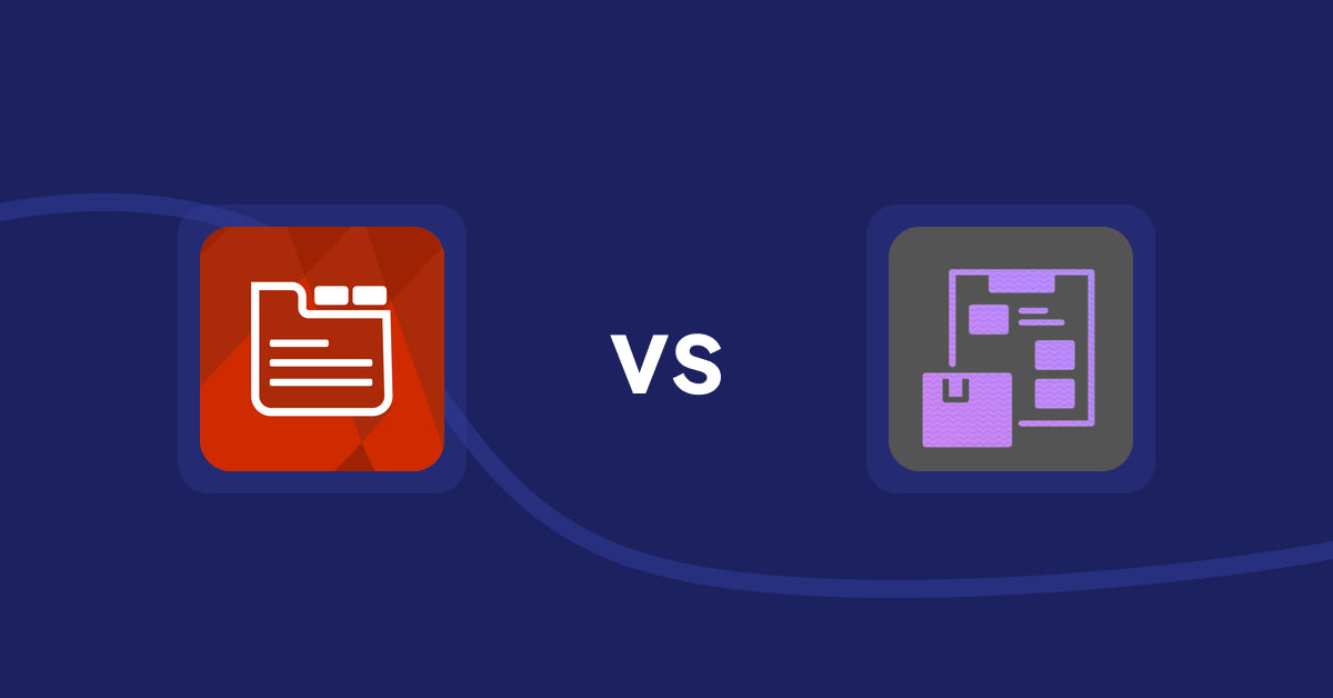 Shopify Product Display Apps: Tabs: SEO Product Tabs with AI vs TezPDF: Product Catalogs