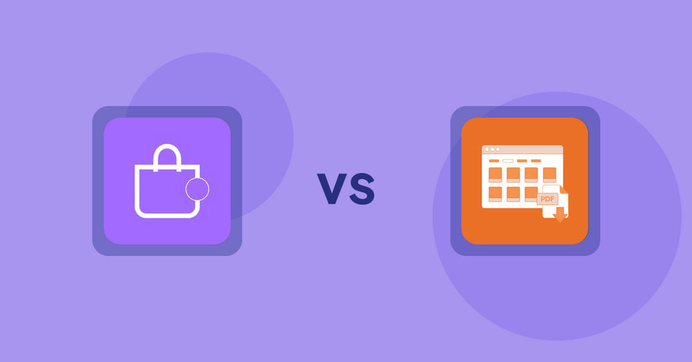 Shopify Product Display Apps: ShowMe: Product Showcases vs Meetanshi PDF Product Catalog
