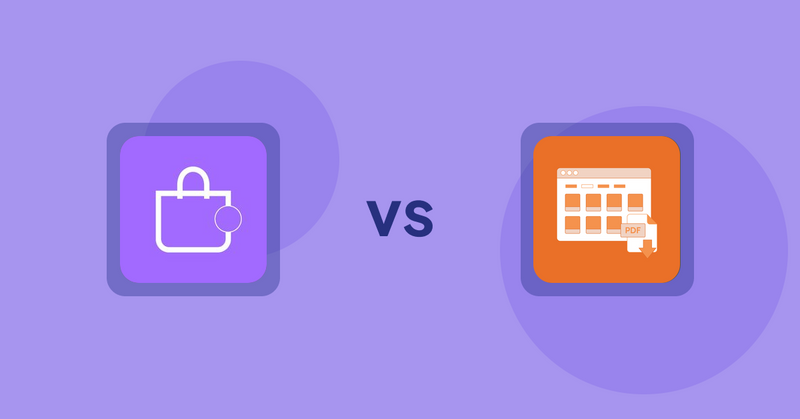 Shopify Product Display Apps: ShowMe: Product Showcases vs Meetanshi PDF Product Catalog