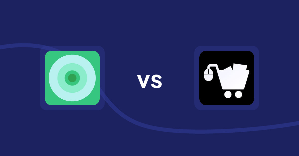 Shopify Product Display Apps: Hey!Scarcity Low Stock Counter vs LM Add To Cart Sticky